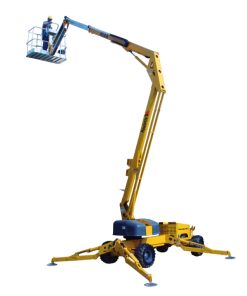 Lift - Self Propelled Drive 4x4 Boom Lift (Haulotte 45XA) 50' Articulating lift with 27' Outreach,