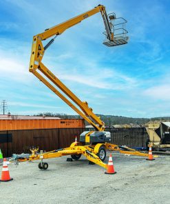 Lift - Tow Behind Boom Lift (Haulotte 5533A) 60' Articulating lift with 33' Outreach, (Battery/Electric)