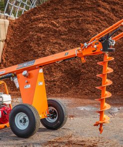 Auger - Tow Behind Auger Post Hole Digger (Brave BRPA385H) Auger with 6", 8", 10" or 14" Diameter Bit (36" Deep)