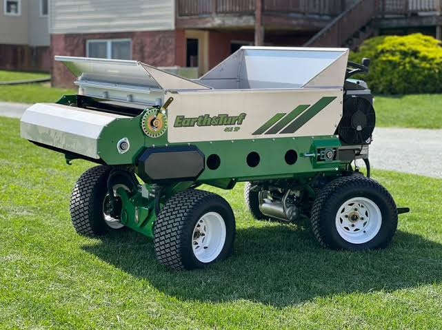 Earth & Turf 415-SP Ride-On Lawn Top Dresser / Compost Spreader "Model 415" - (Does NOT have Aerator attachment)